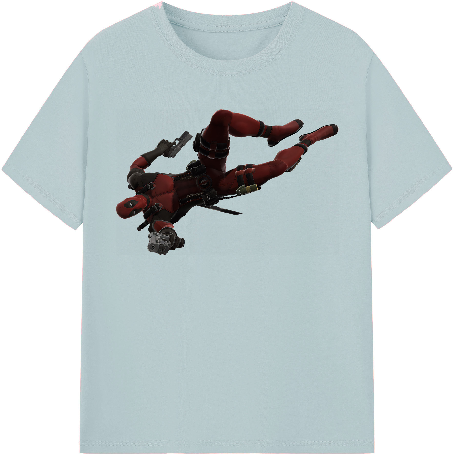 （画像用） Deadpool デッドプール 綿100％半袖Tシャツ（フロントプリント）